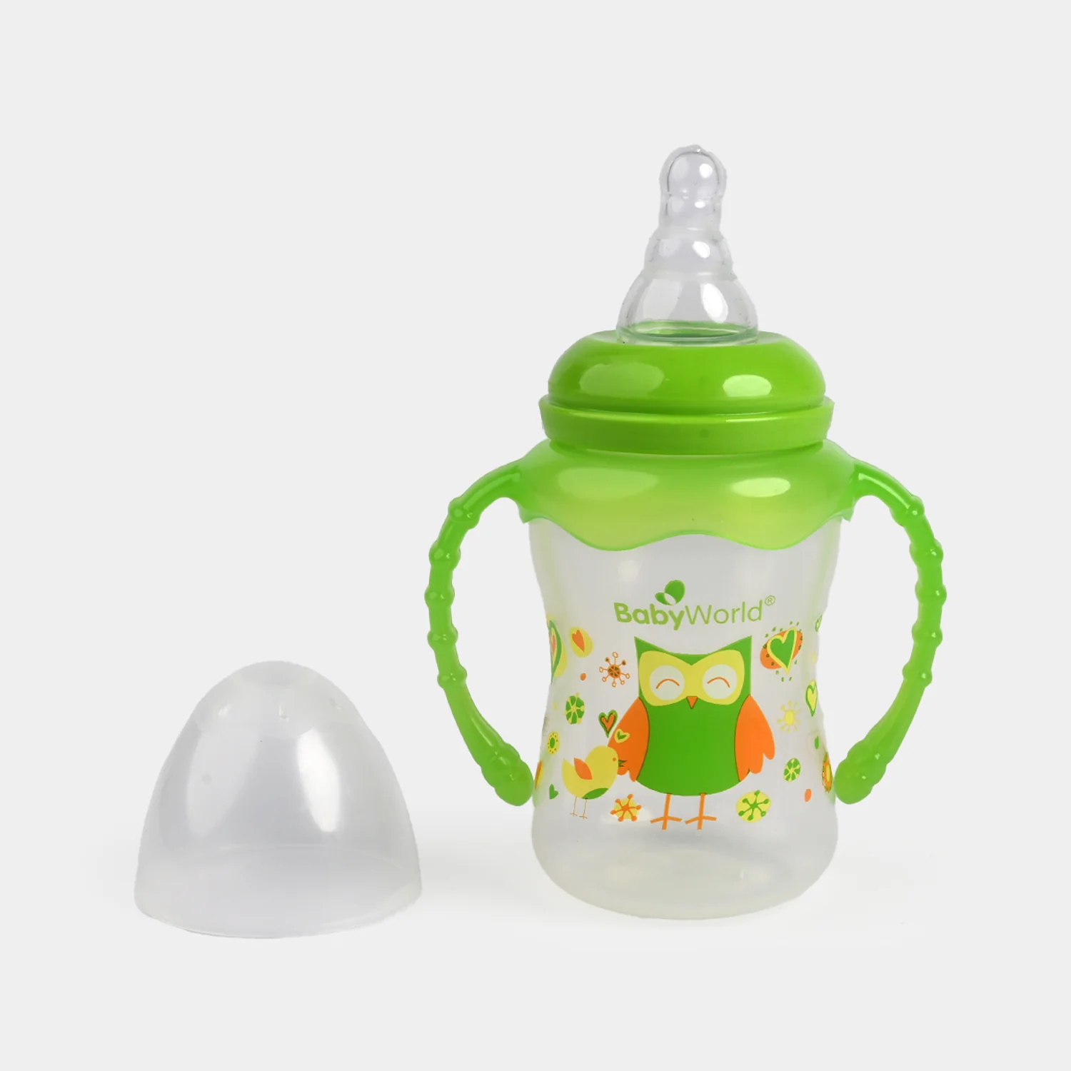 Feeding Bottle with Base Handle 5Oz 1208 Green - Image 2