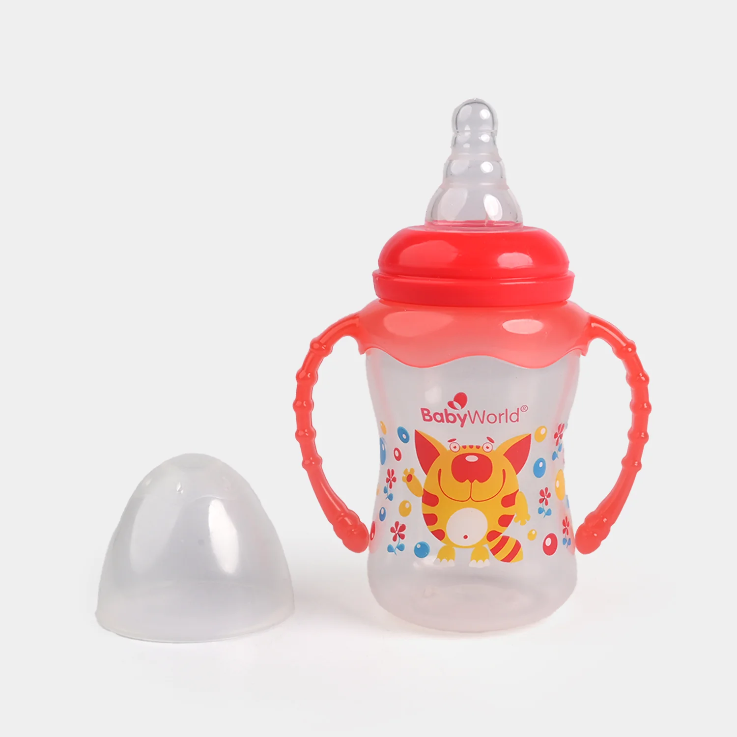 Feeding Bottle with Base Handle 5Oz 1208 Red - Image 2