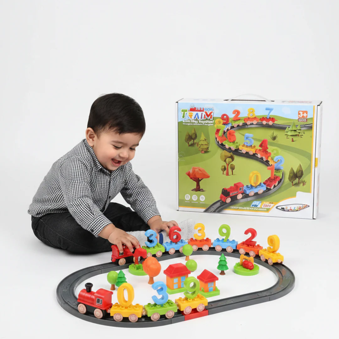 Digital Number Train Set