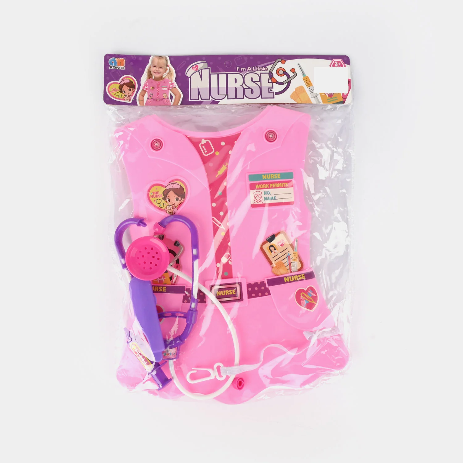 Nurse Costume Play Set for Kids - Image 3