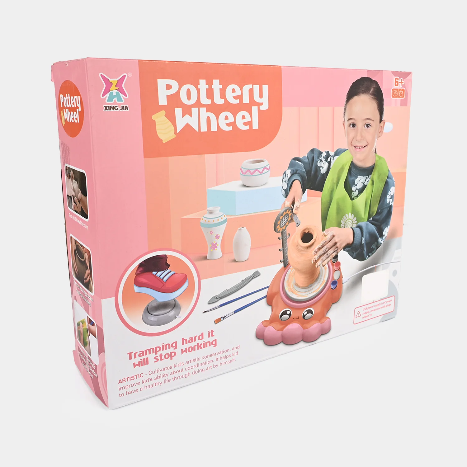 Kids Pottery Wheel Creative Craft Set