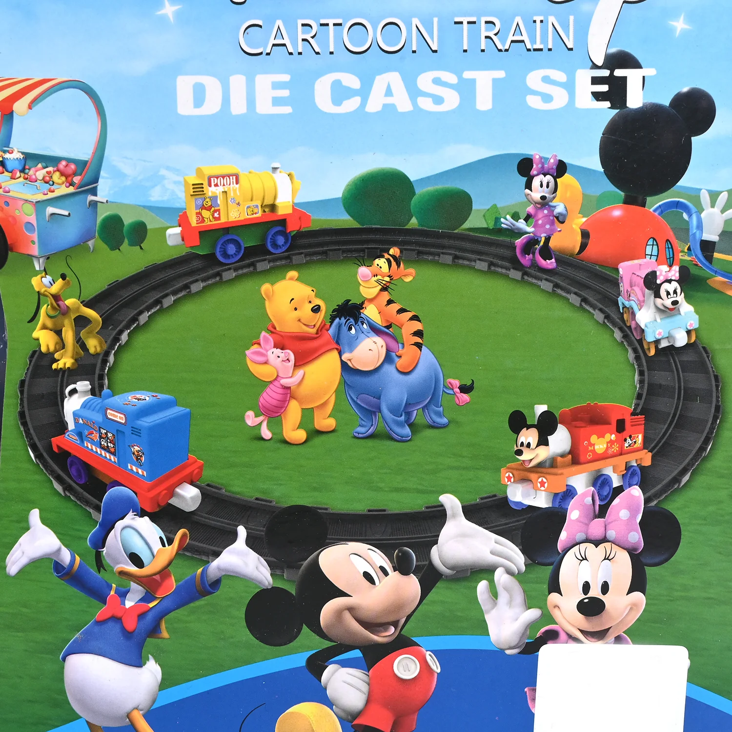 Cartoon Die-Cast Train & Track Set - Image 3