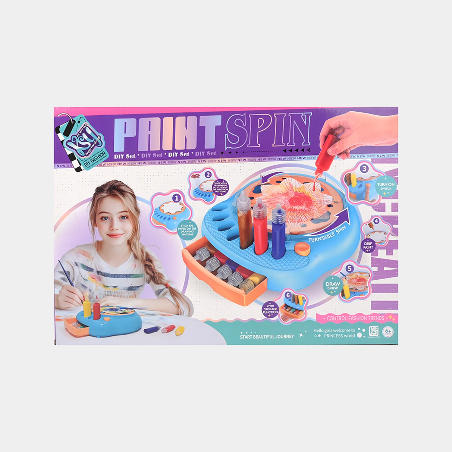 Paint Spin Art Machine Kit For Girls - Image 6