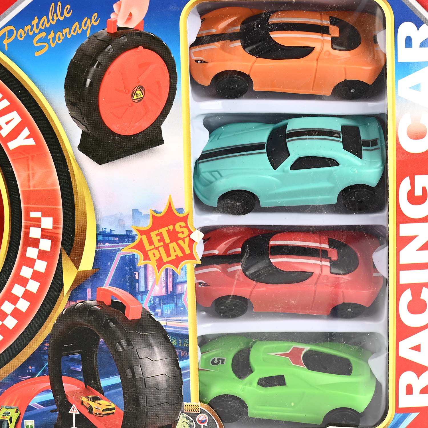 Runway Racing Car Playset For Kids - Image 4