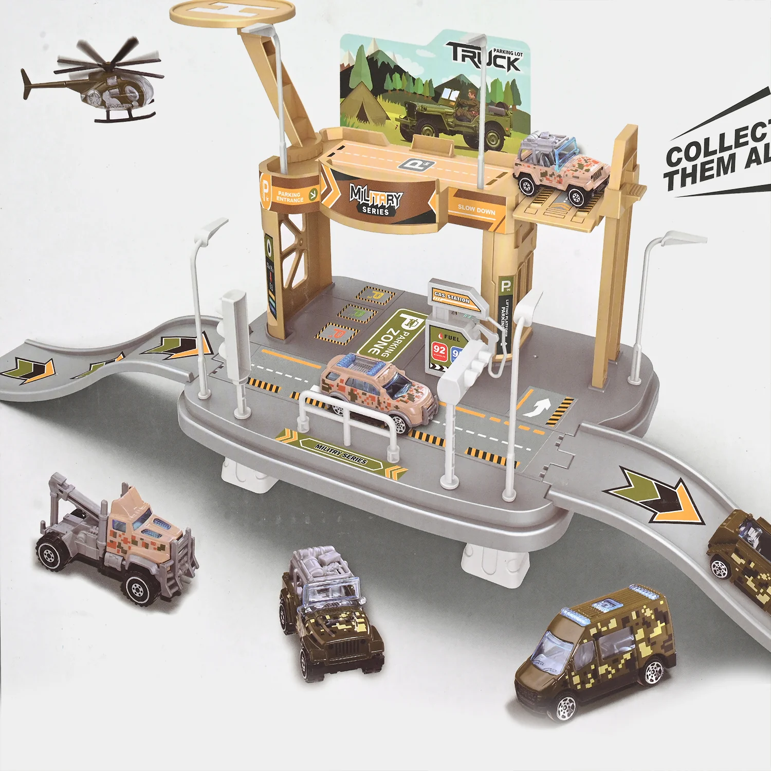 Parking Track Set For Kids - Image 2
