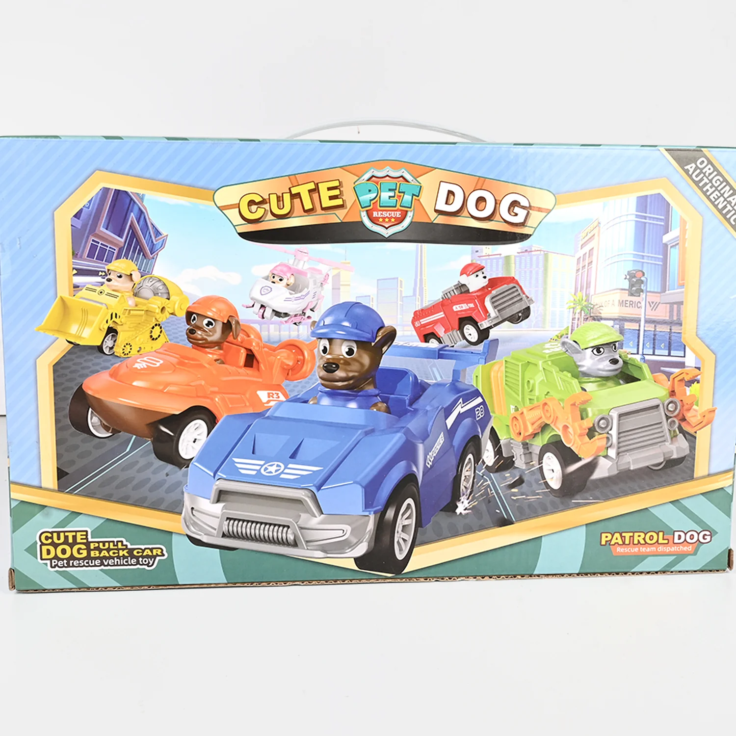 Rescue Vehicles Pull-Back Toy Set - Image 5