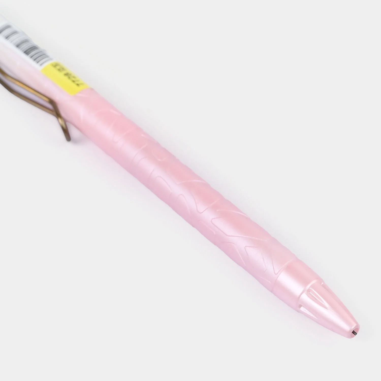 Uni-ball One Gel Pen – Translucent Pink with Rose Gold Clip - Image 2