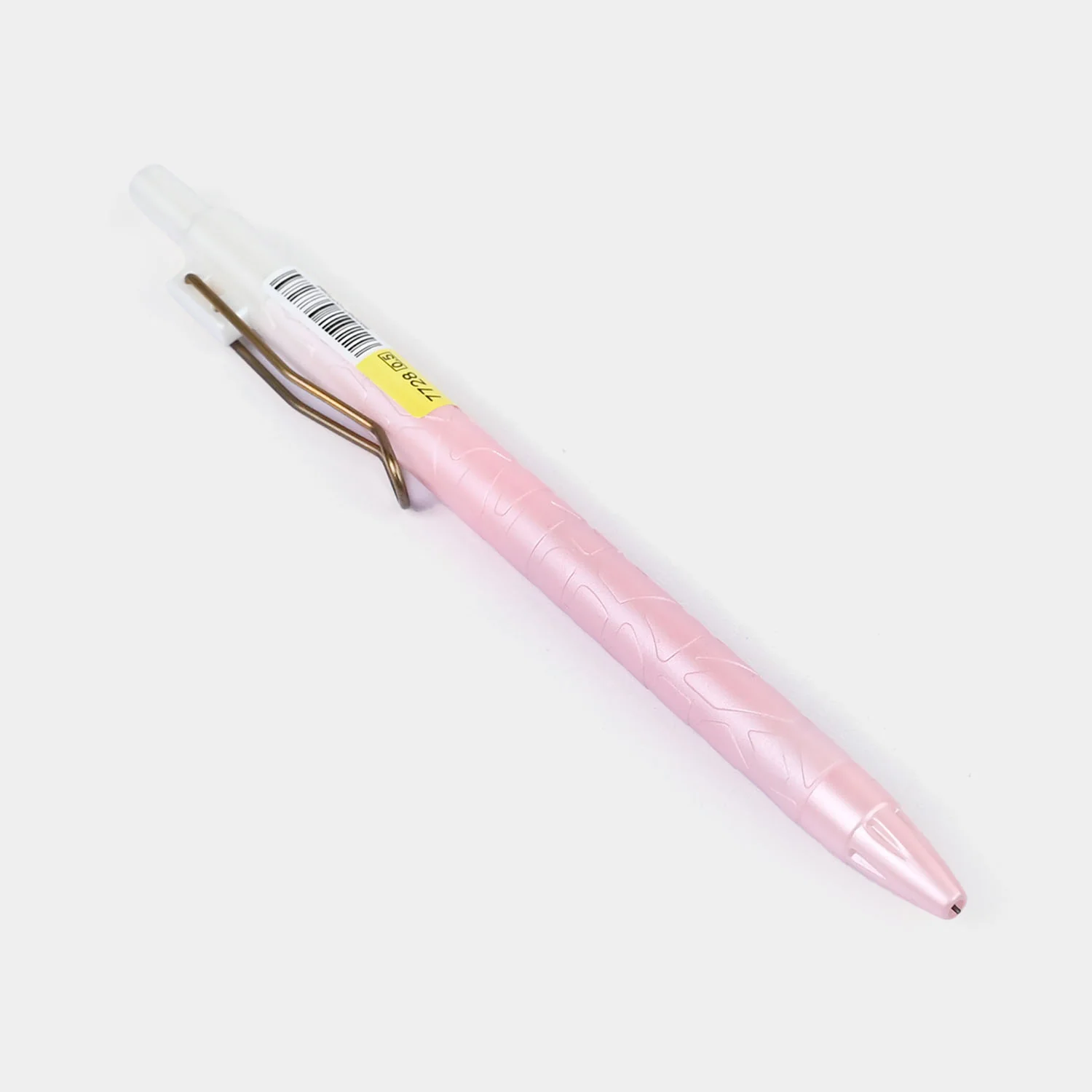 Uni-ball One Gel Pen – Translucent Pink with Rose Gold Clip - Image 3
