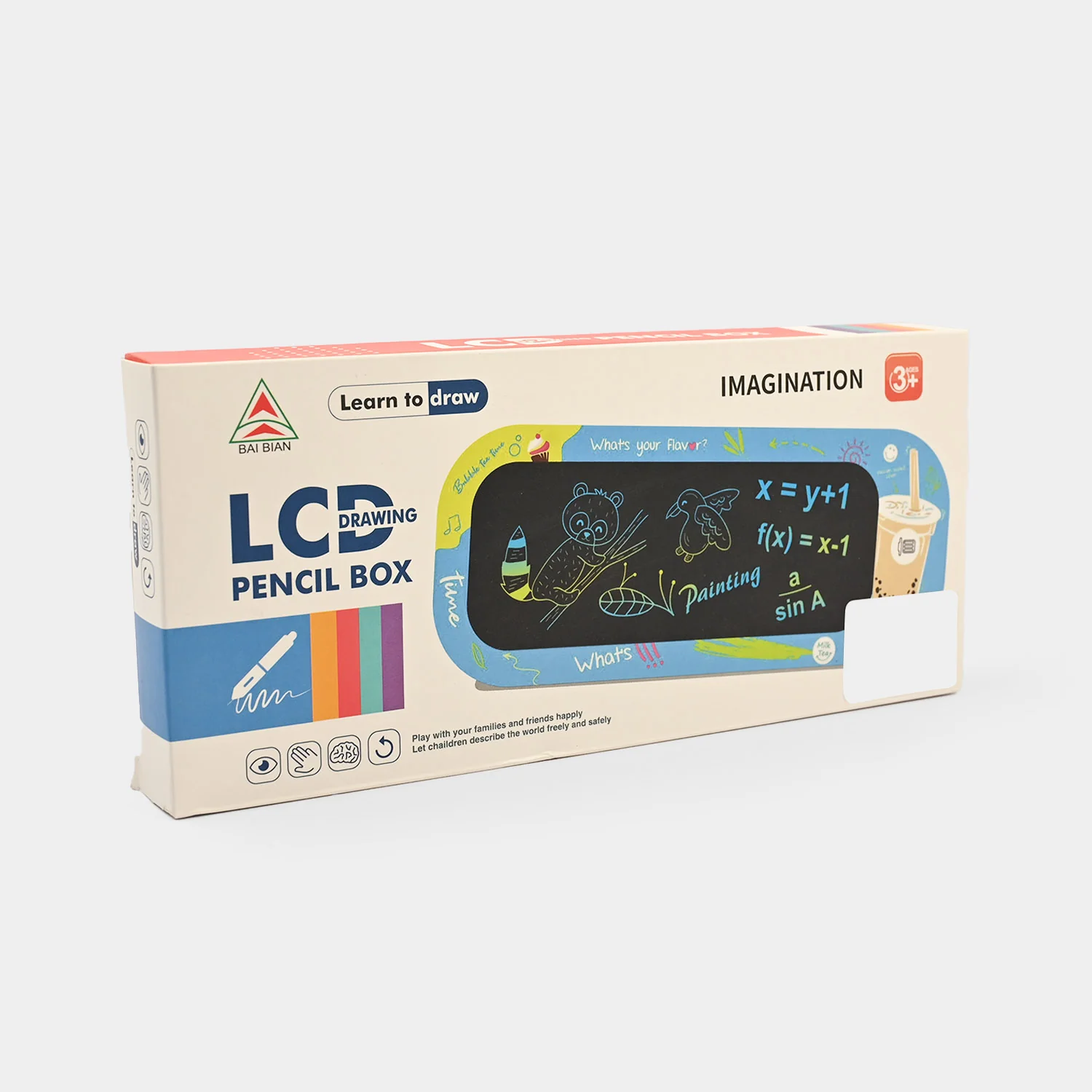 LCD Drawing Pen Case – 2-in-1 Stationery Storage & Digital Writing Fun - Image 3