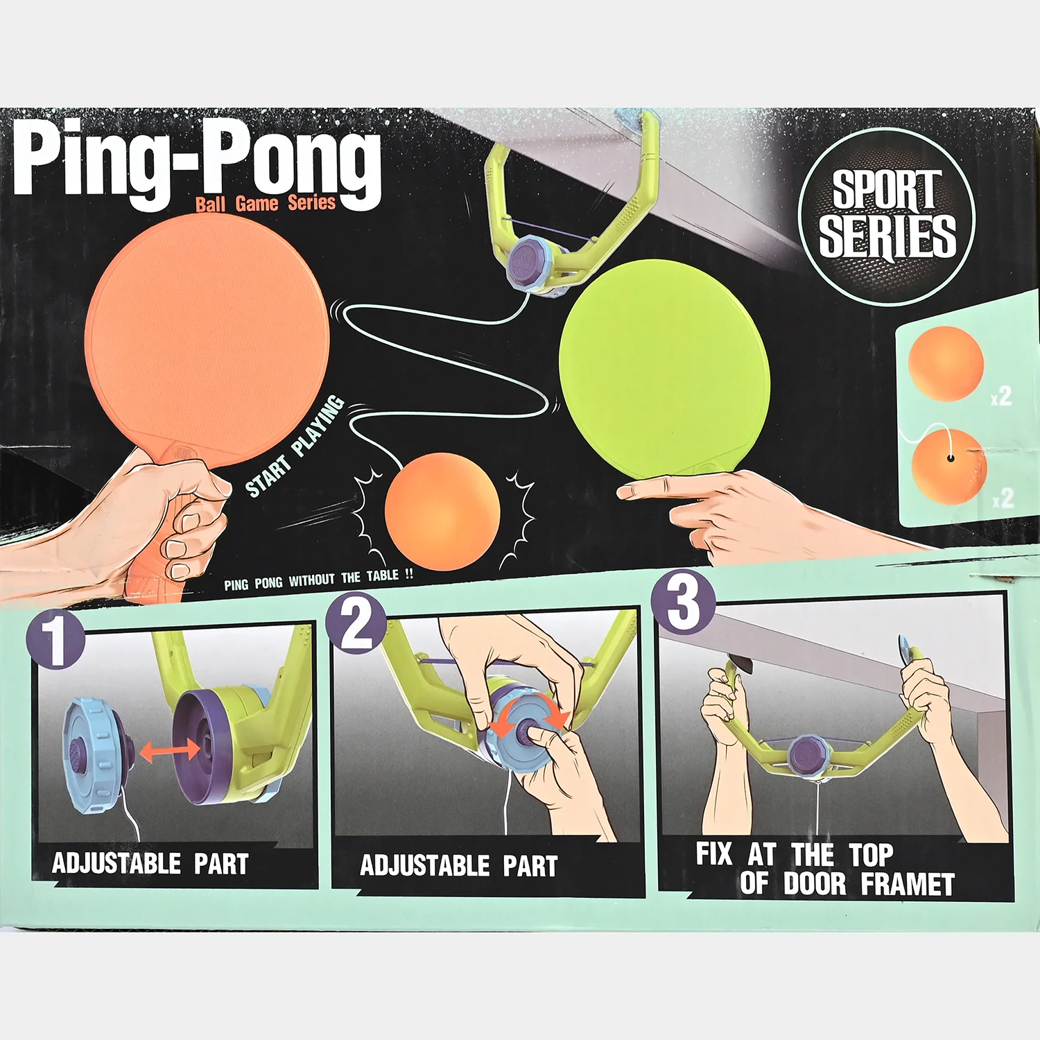 Hanging Ping-Pong Trainer Toys Indoor Tennis for Kids - Image 8