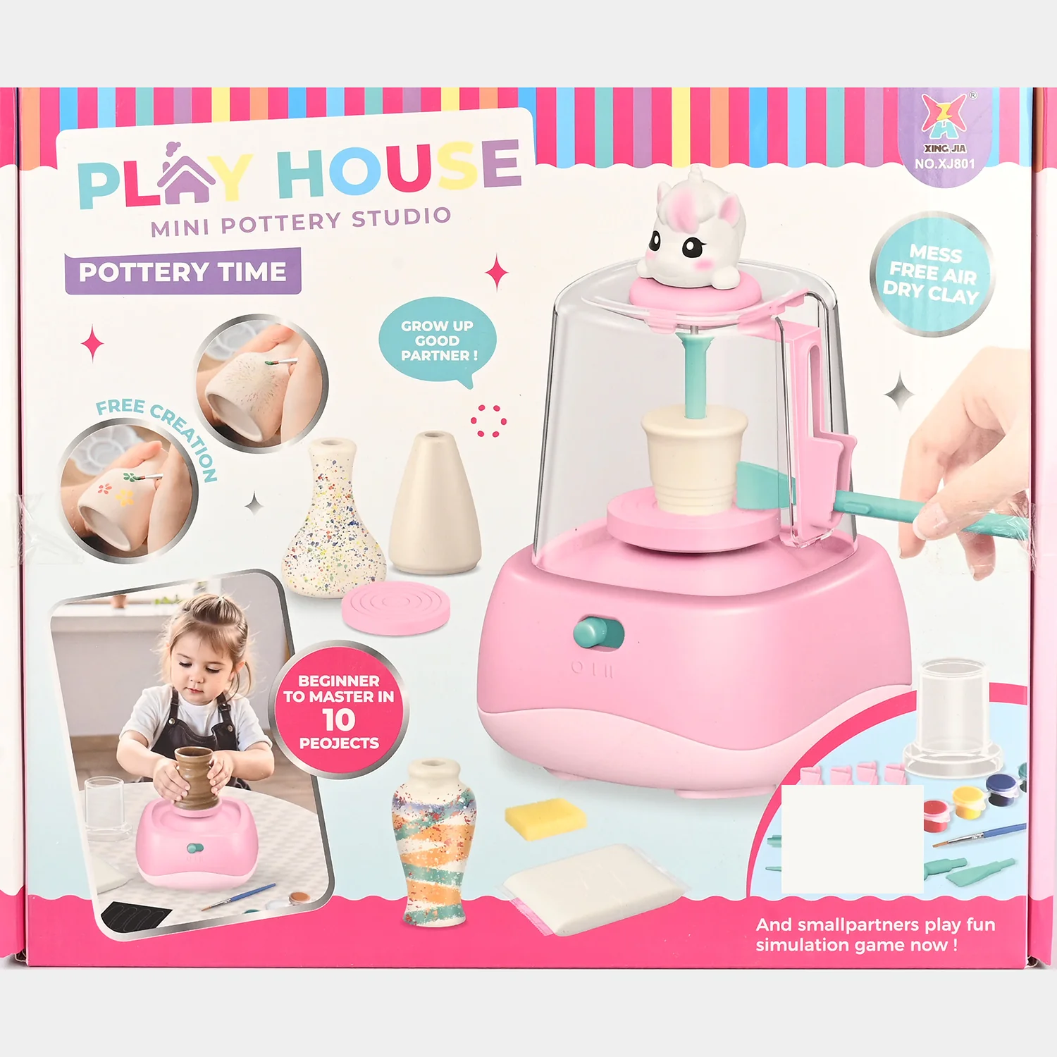 Mini Pottery Studio Toy Kit - Image 3