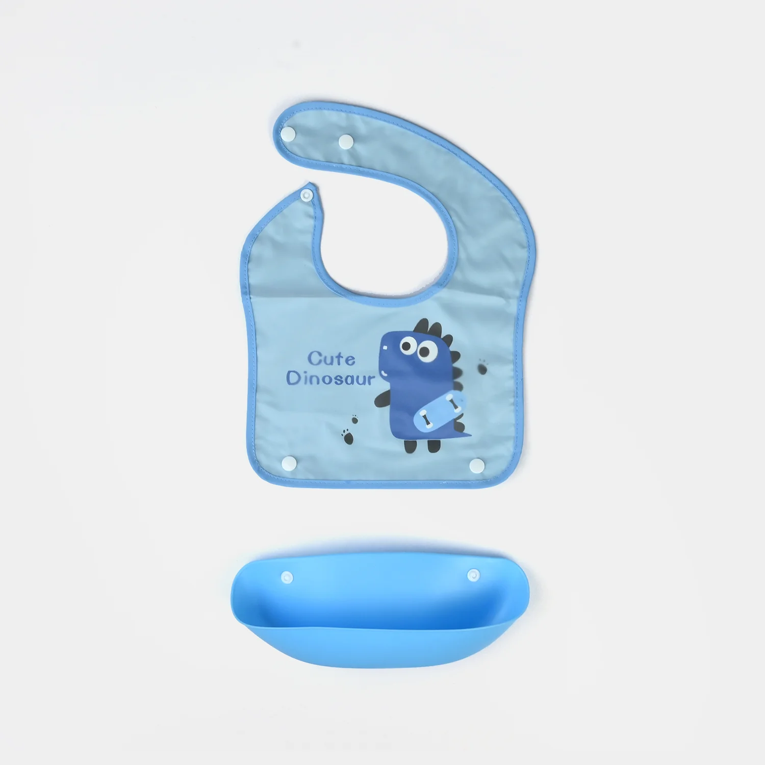 PLASTIC BIB WITH HOLDER FOR BABIES