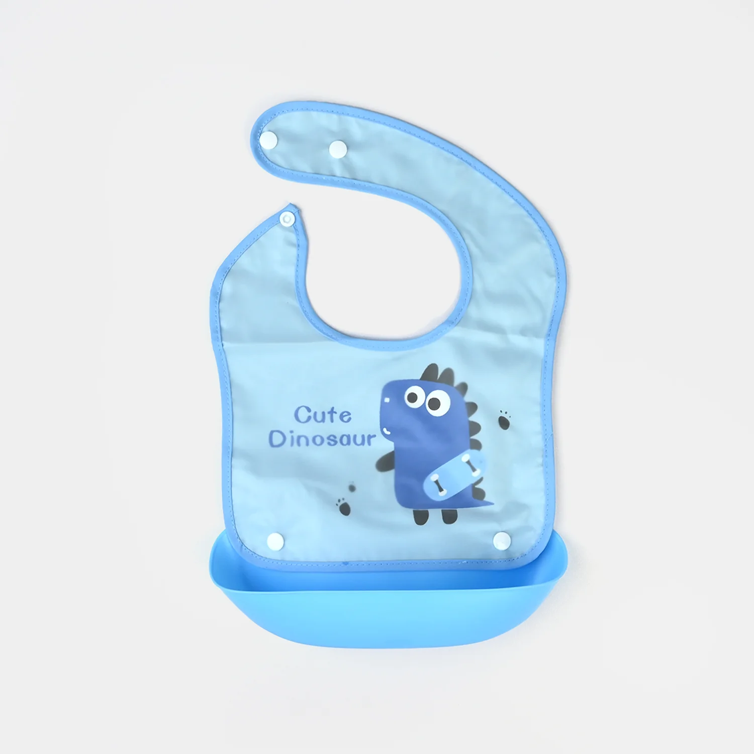 PLASTIC BIB WITH HOLDER FOR BABIES - Image 2