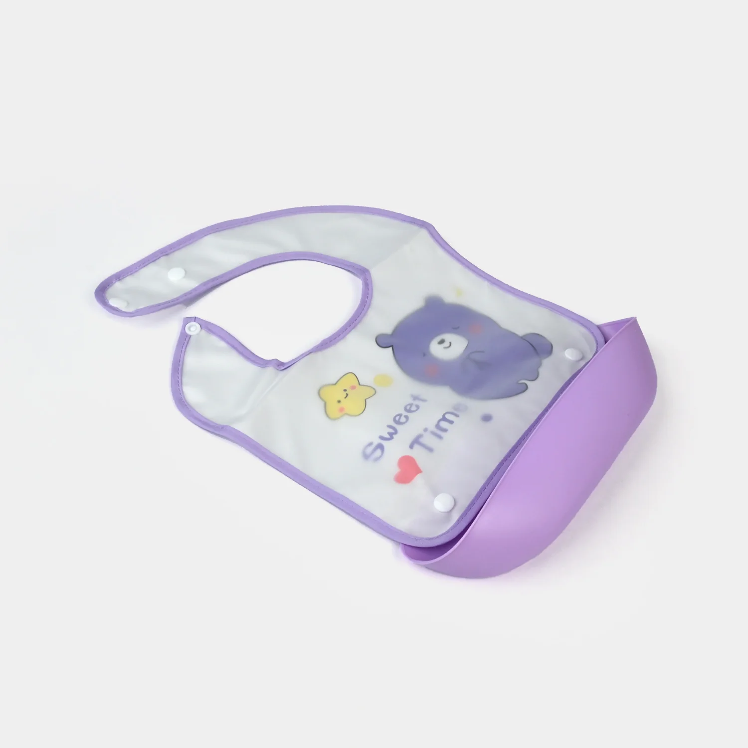 PLASTIC BIB WITH HOLDER FOR BABIES - Image 4