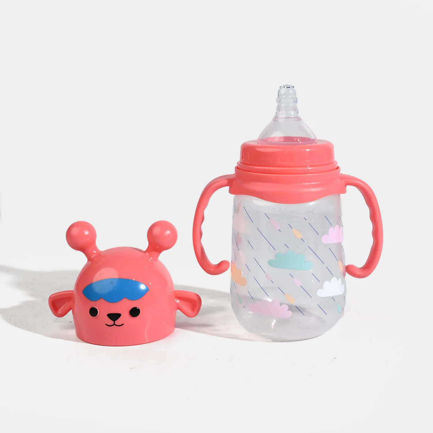Baby Feeding Bottle Plastic Feeder 240ml - Image 2