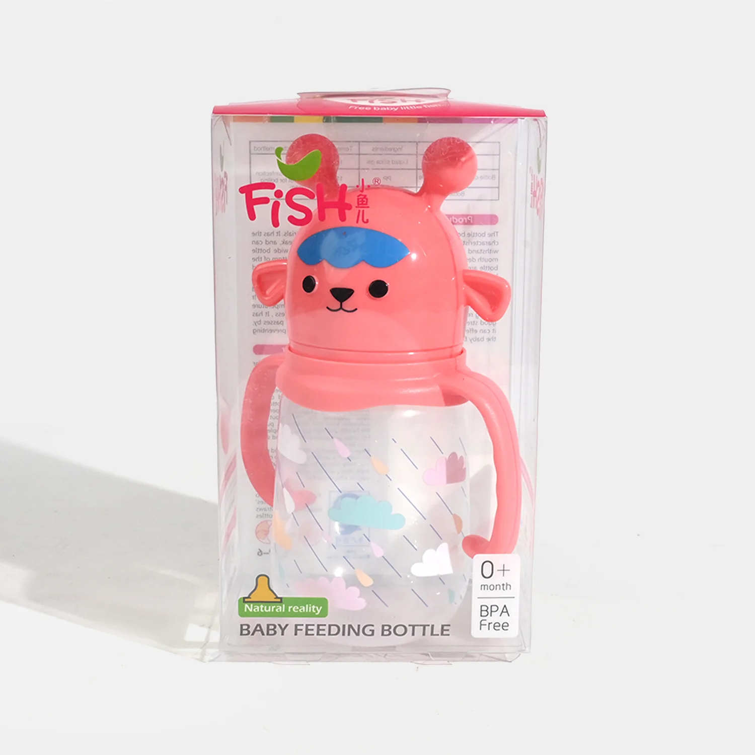 Baby Feeding Bottle Plastic Feeder 240ml - Image 3