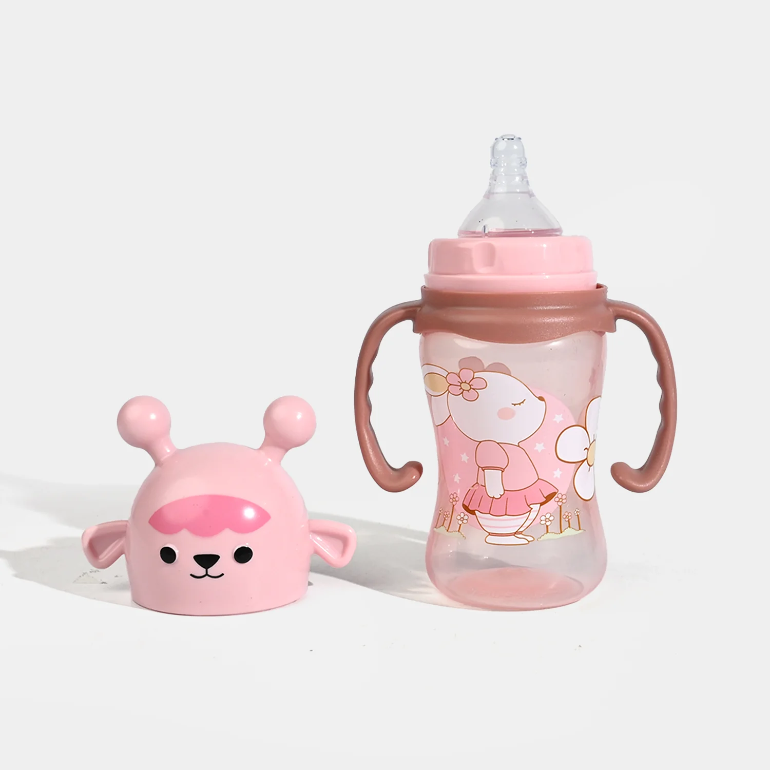 Baby Feeding Bottle Plastic Feeder 240ml - Image 2