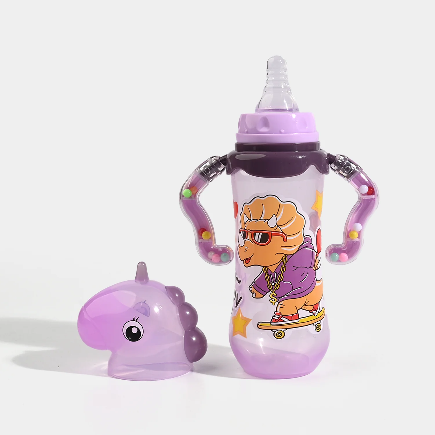 Baby Feeding Bottle Plastic Feeder 240ml - Image 2