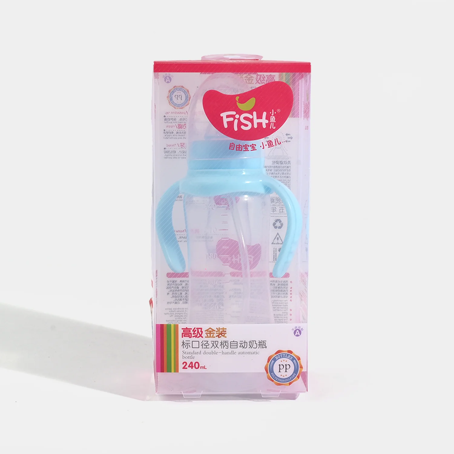 Baby Feeding Bottle Plastic Feeder 240ml - Image 3