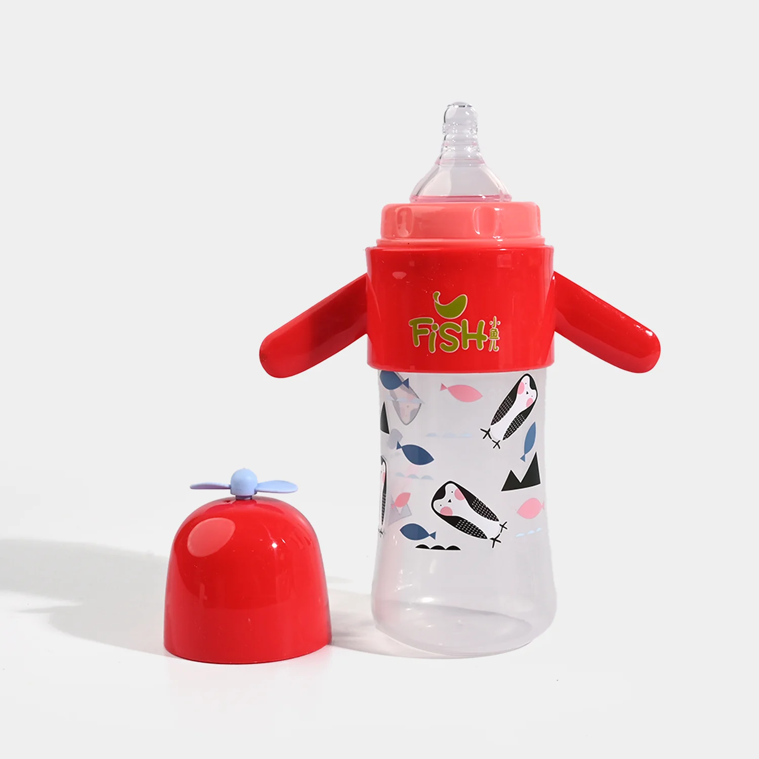 Baby Feeding Bottle Plastic Feeder 300ml - Image 2