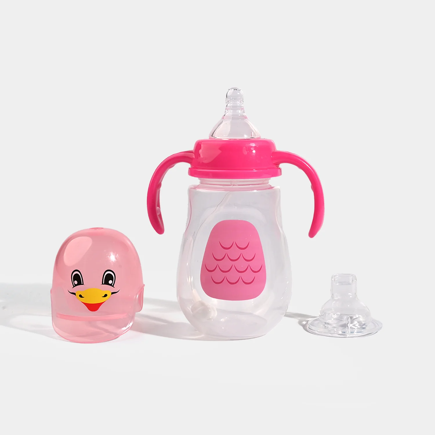 Baby Feeding Bottle Plastic Feeder 350ml - Image 2