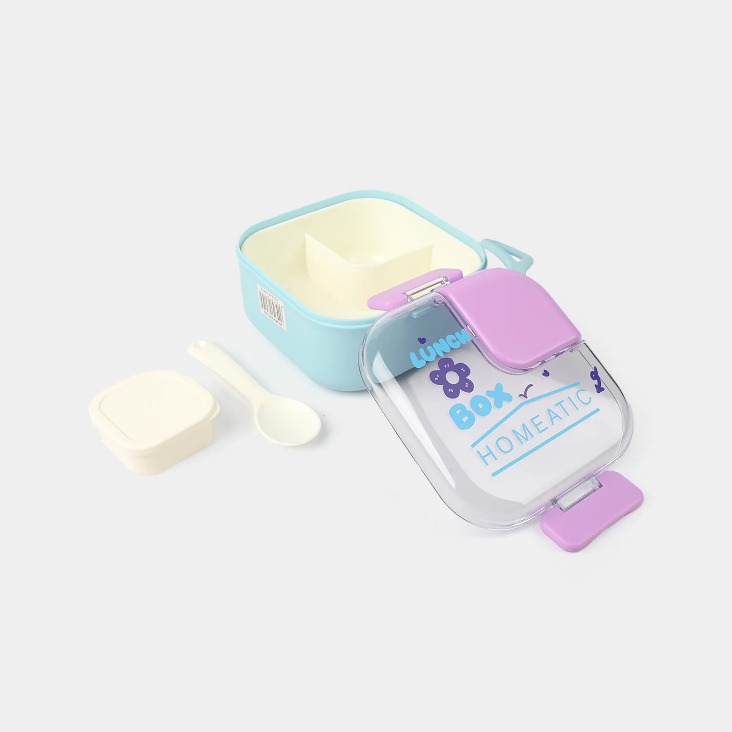 PLASTIC LUNCH BOX 750ML/600ML - Image 2