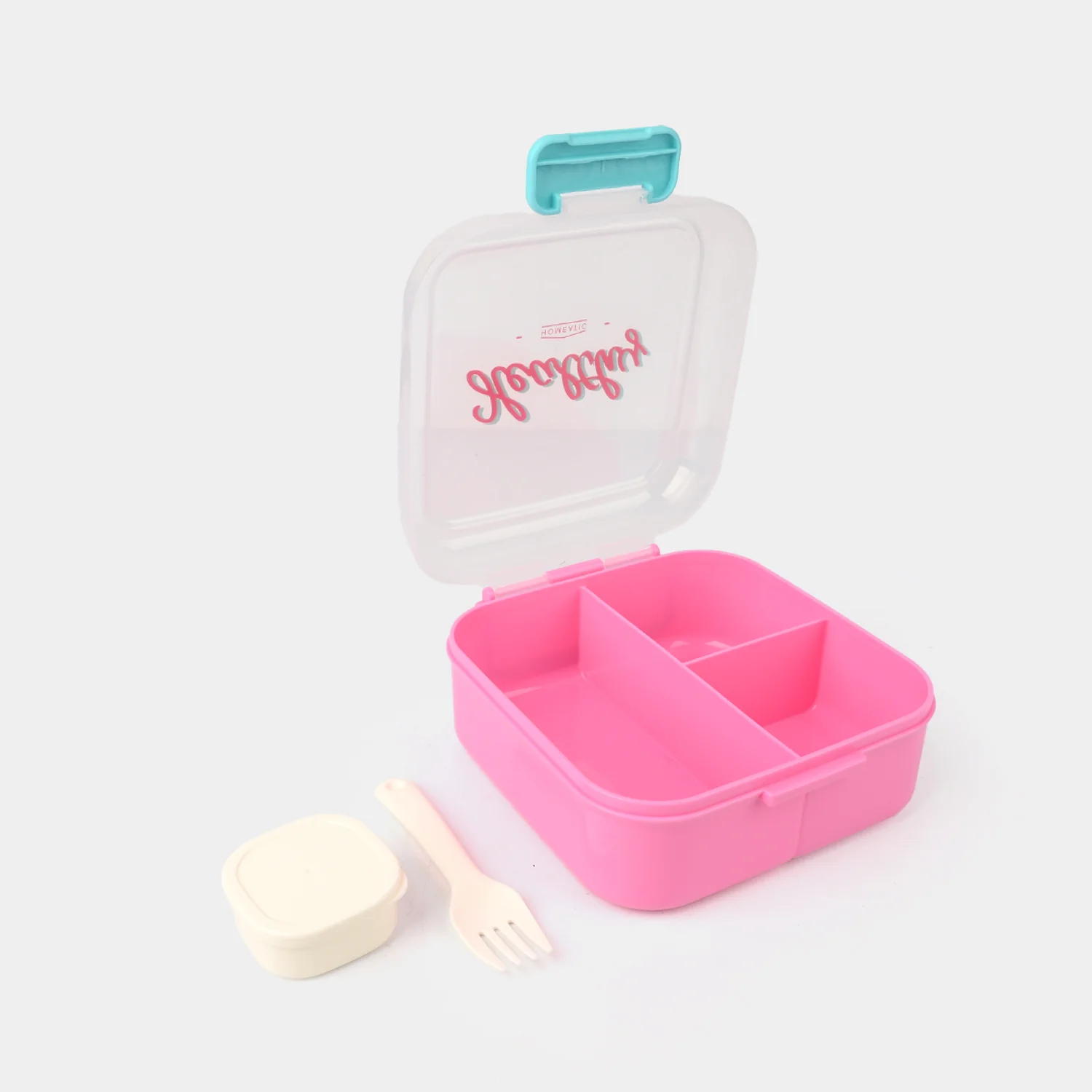 Plastic Lunch Box With Cutlery | 1.5ltr - Image 2