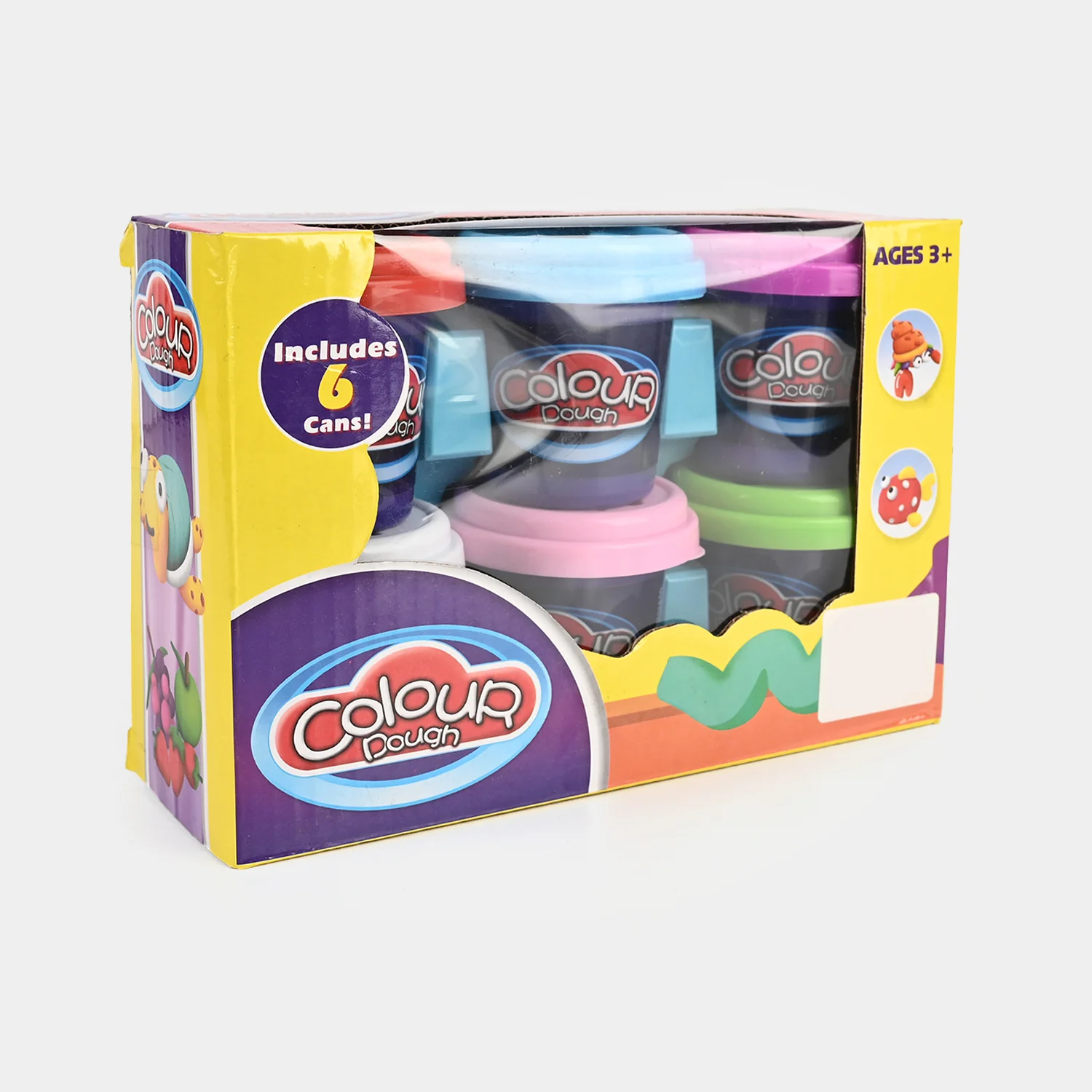 Color Dough 6-PCs Creative Play Set - Image 3