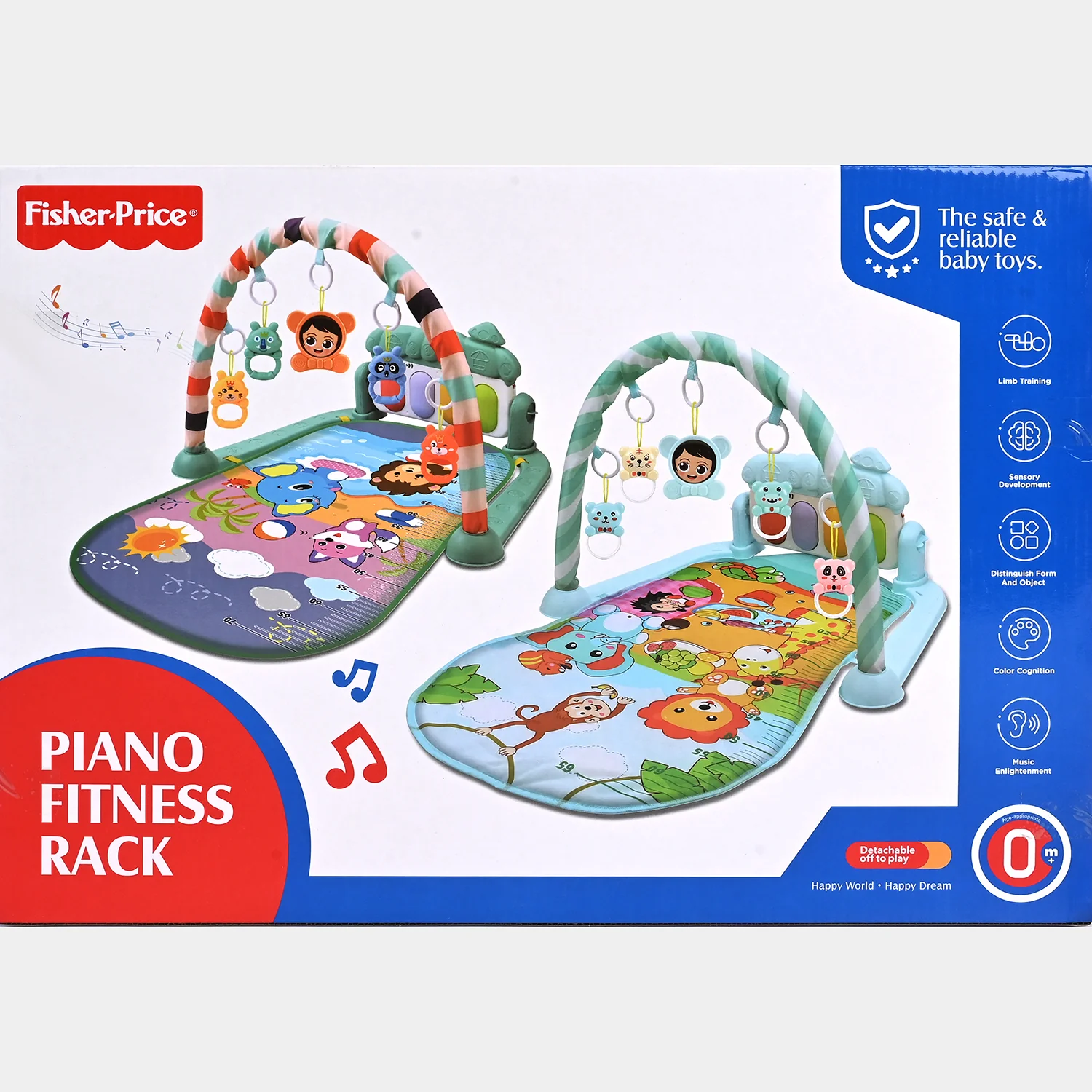Baby Play Gym Piano Play Mat (Fisher Price) 66883 - Image 4