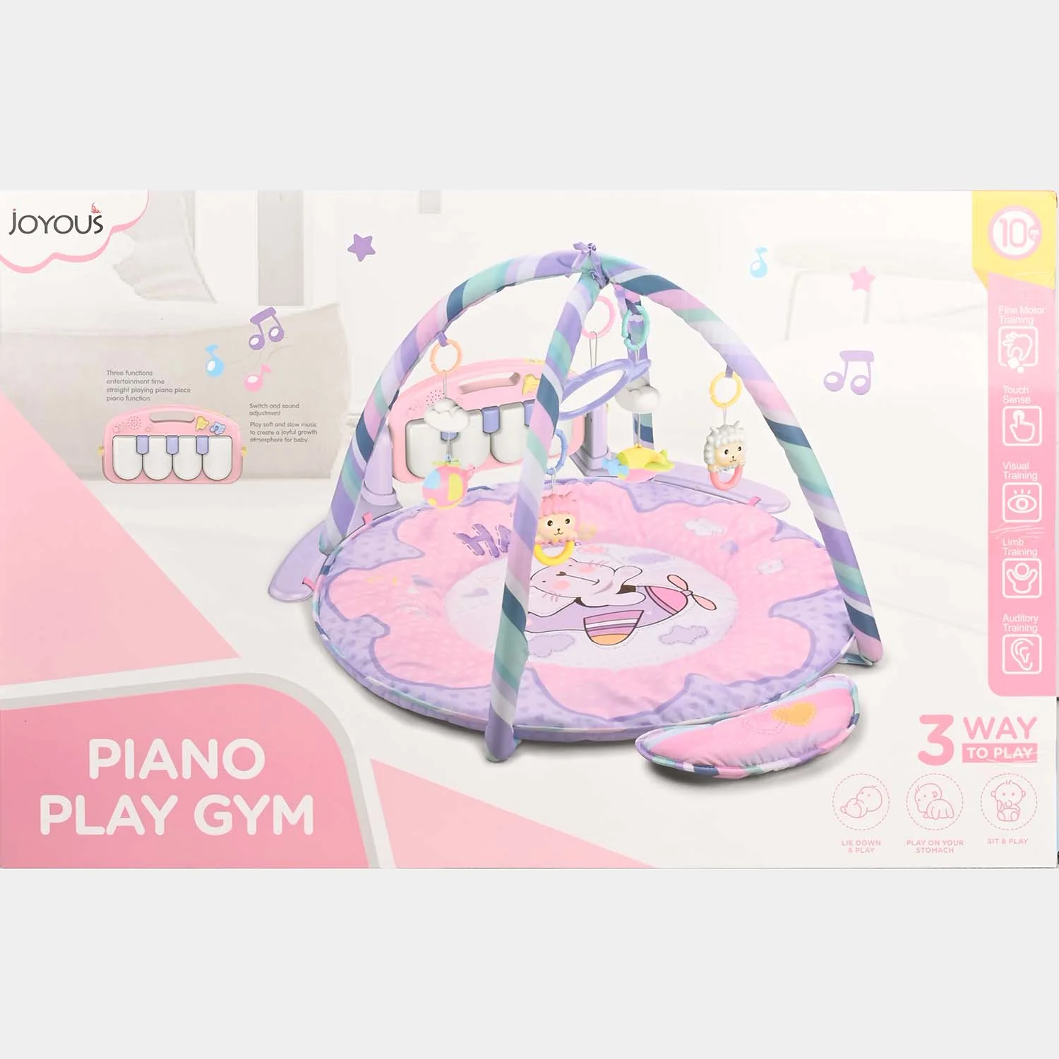 Baby Fitness Rack Piano Play Gym (Joyous)-JY23 - Image 3