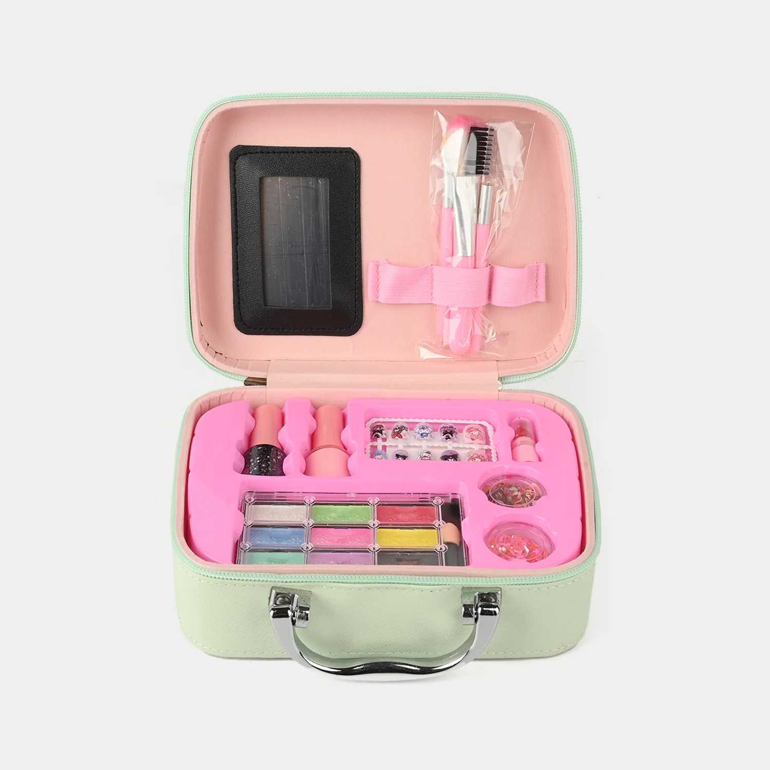 Girls Makeup Set with Carrying Bag - Image 4