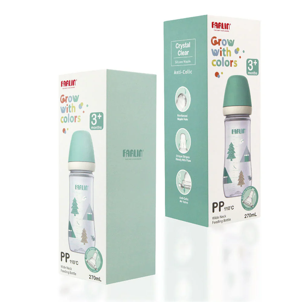 PP WIDE NECK FEEDING BOTTLE 270ML - Image 4