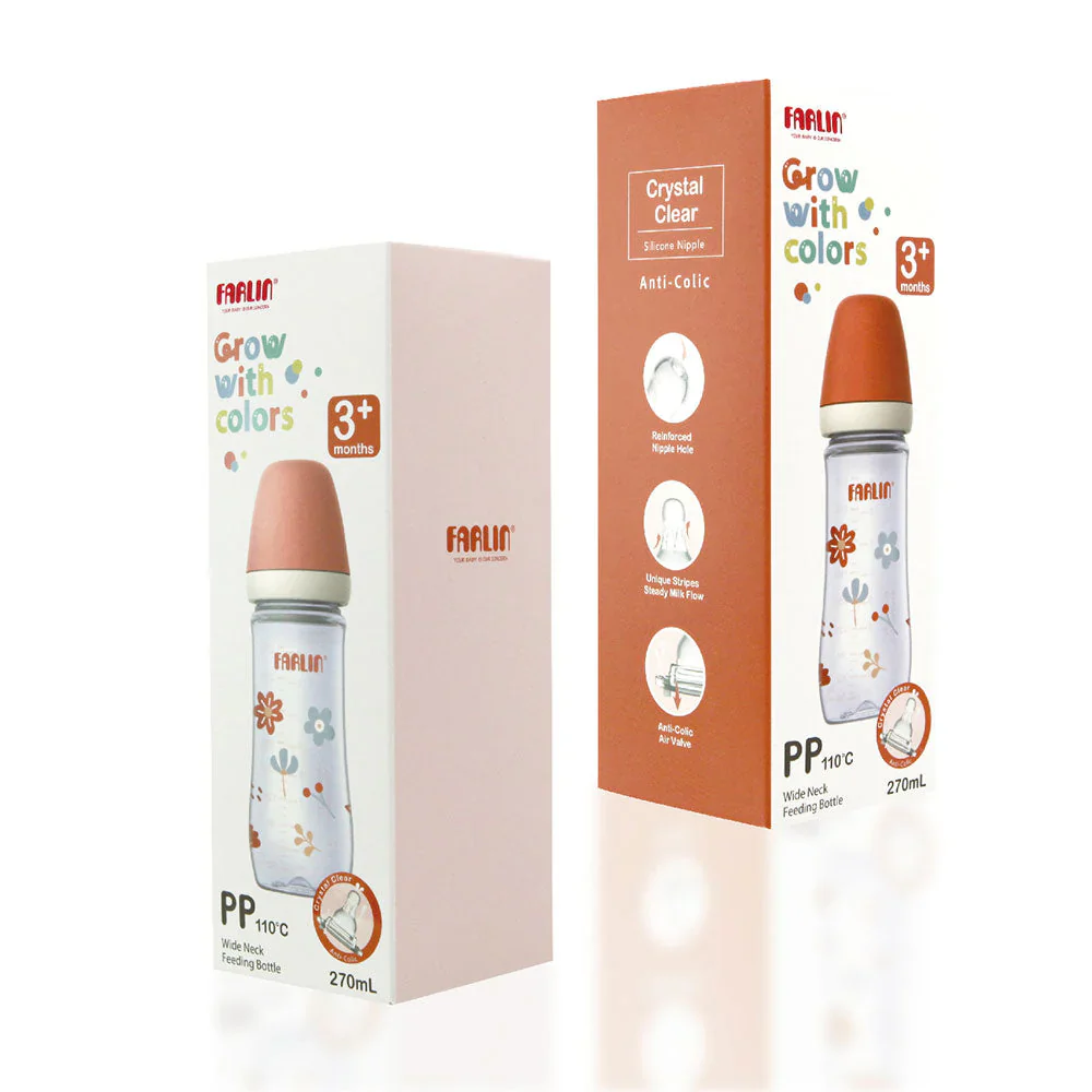 PP WIDE NECK FEEDING BOTTLE 270ML - Image 4