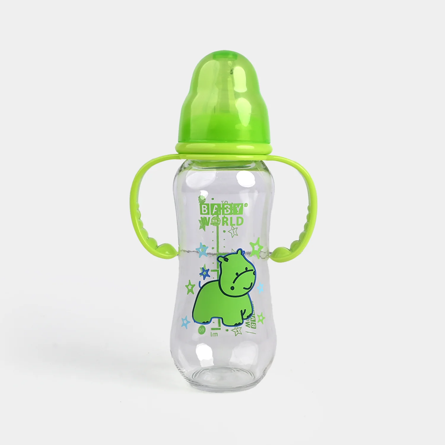 Premium Handle PC Feeder Bottle 8Oz 2025 Green