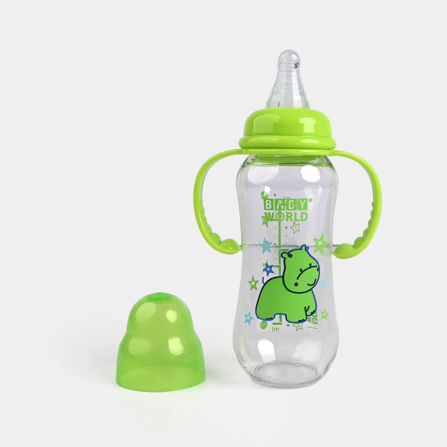 Premium Handle PC Feeder Bottle 8Oz 2025 Green - Image 2