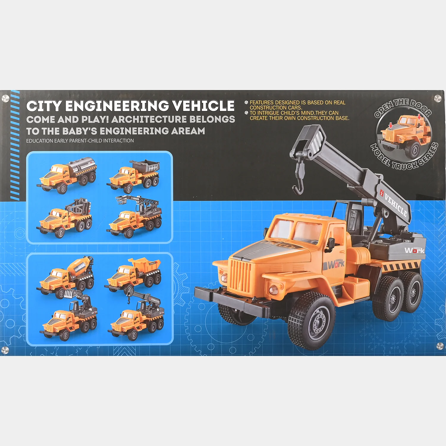 Pullback Engineering Vehicles For Kids - Image 5