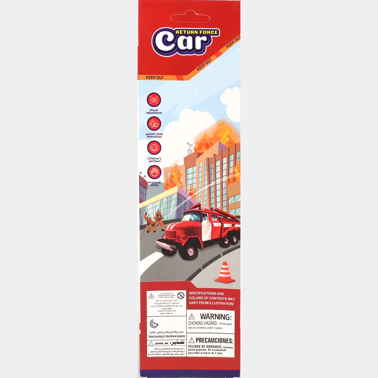 Pullback  Firefighter Trucks Play Set For Kids - Image 5