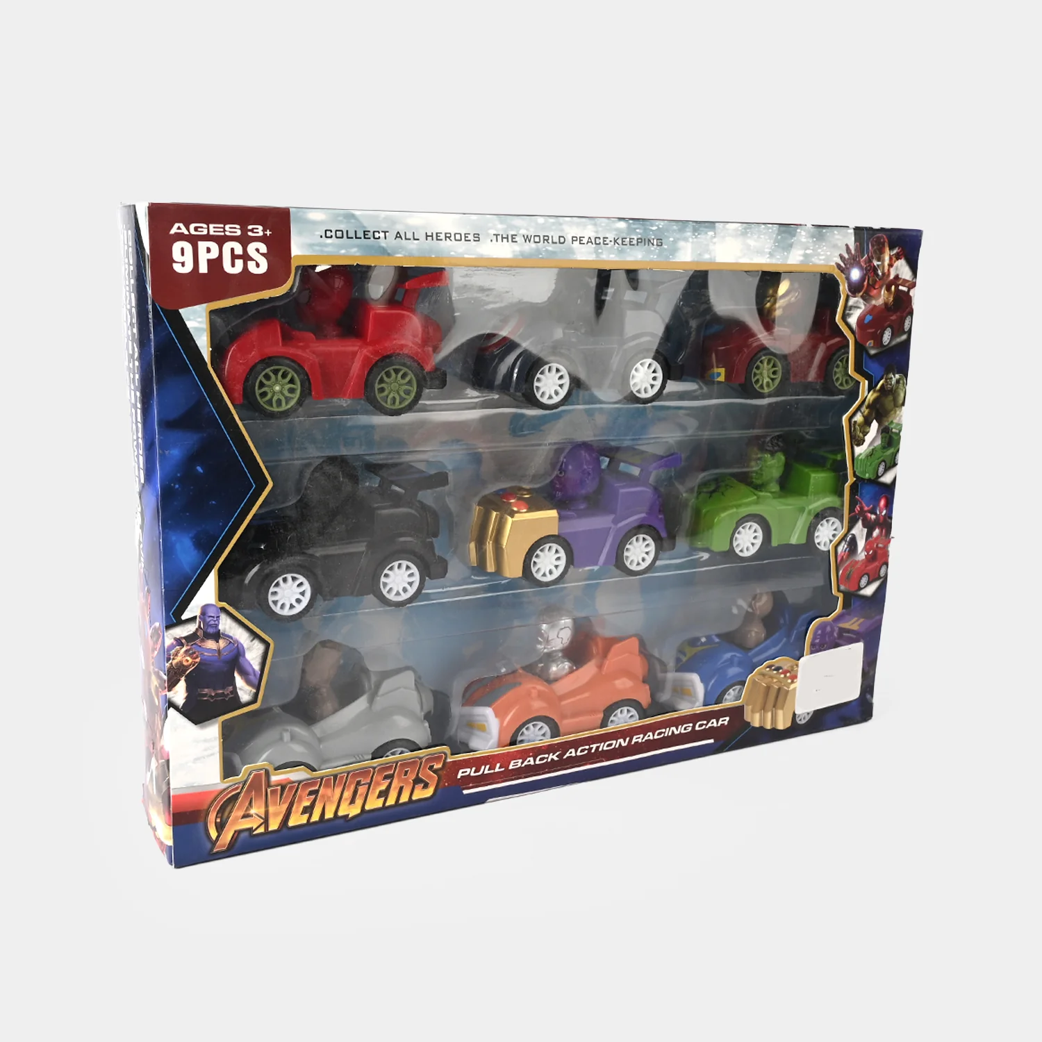 Pullback Racing Car W/Hero PT13509 - Image 3