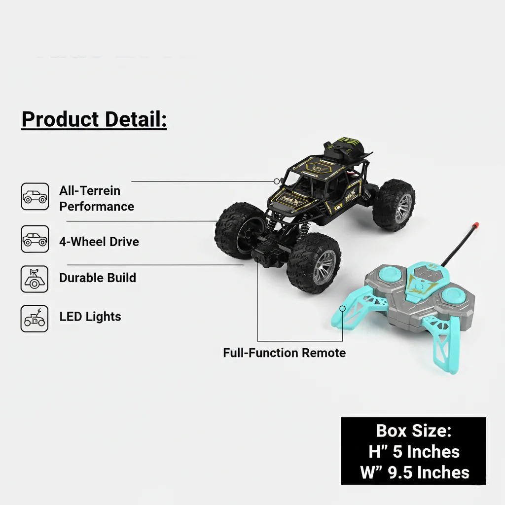Remote Control Climbing Car for Kids - Image 3