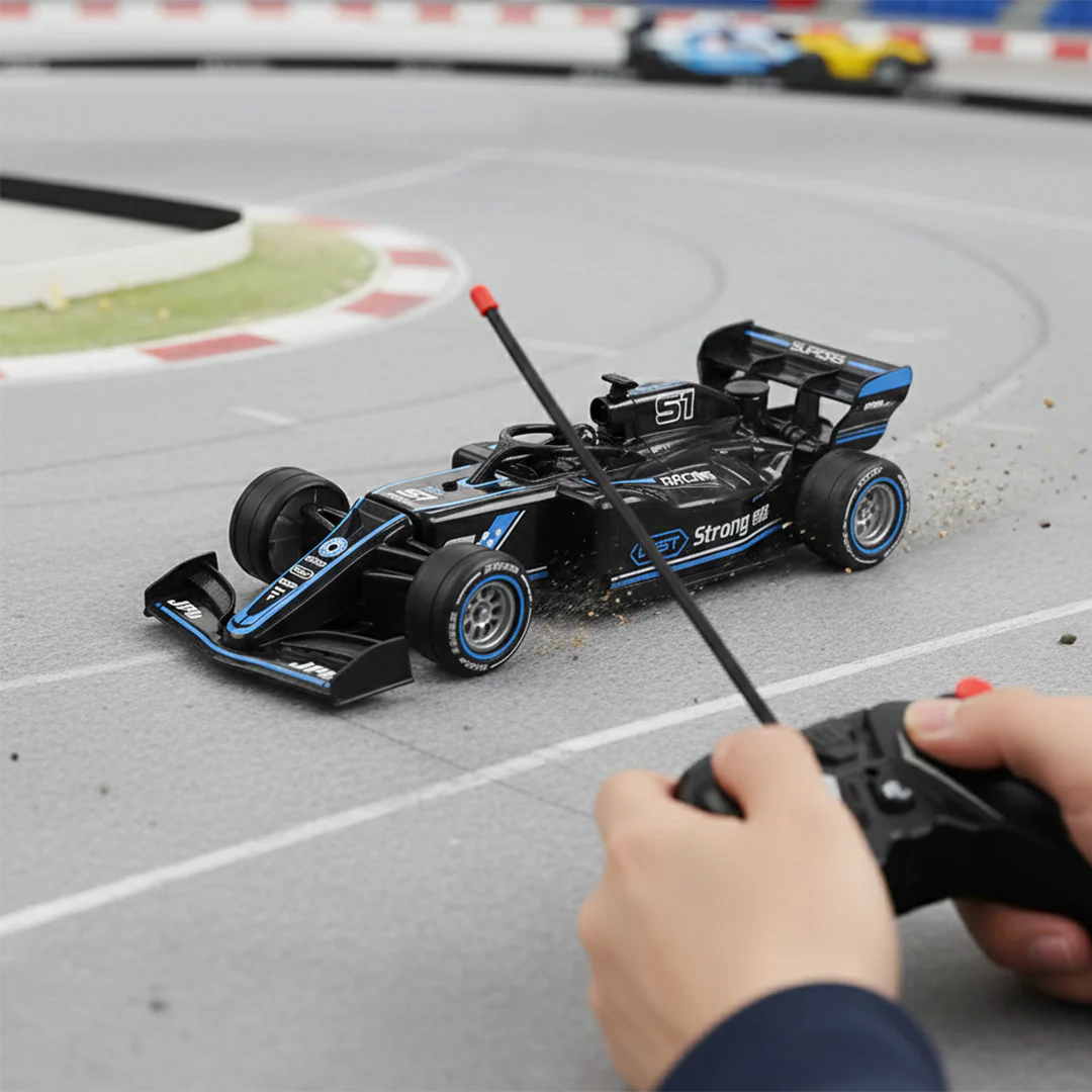 Remote Control Formula Racing Car with Lights - Image 2