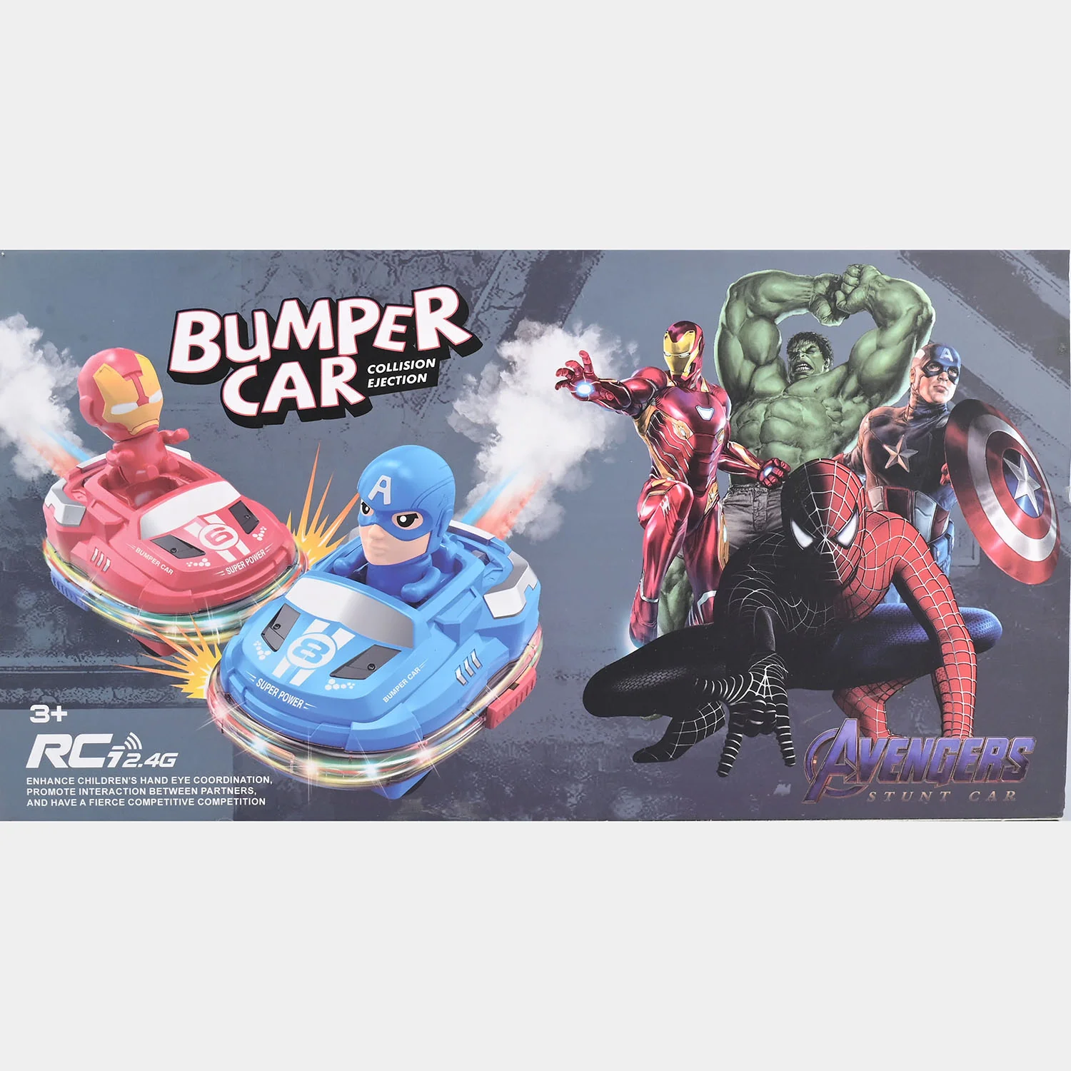 Remote Control Bumper Spray Cars with Light & Sound - Image 10