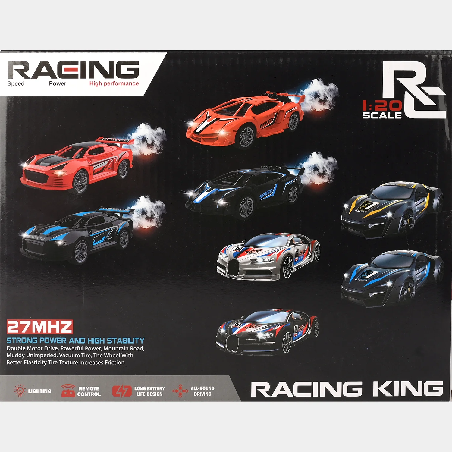 Remote Control Car with Spray for Kids - Image 10