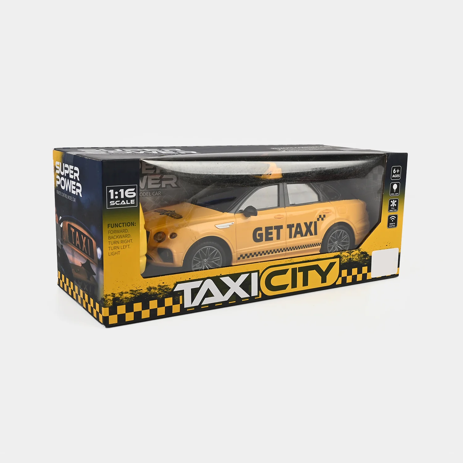 1:16 Scale City Taxi RC Car - Image 3