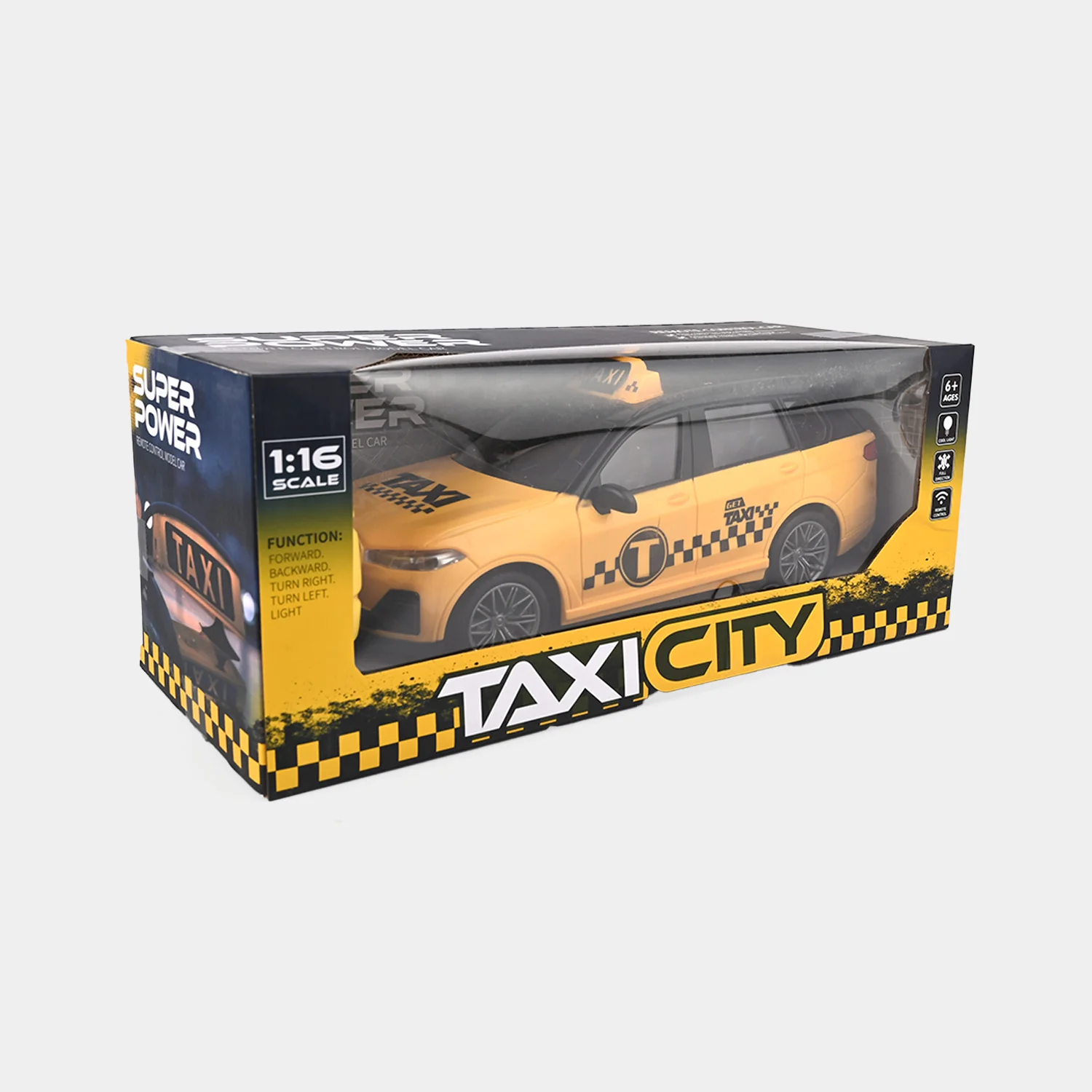 1:16 Scale City Taxi RC Car - Image 3