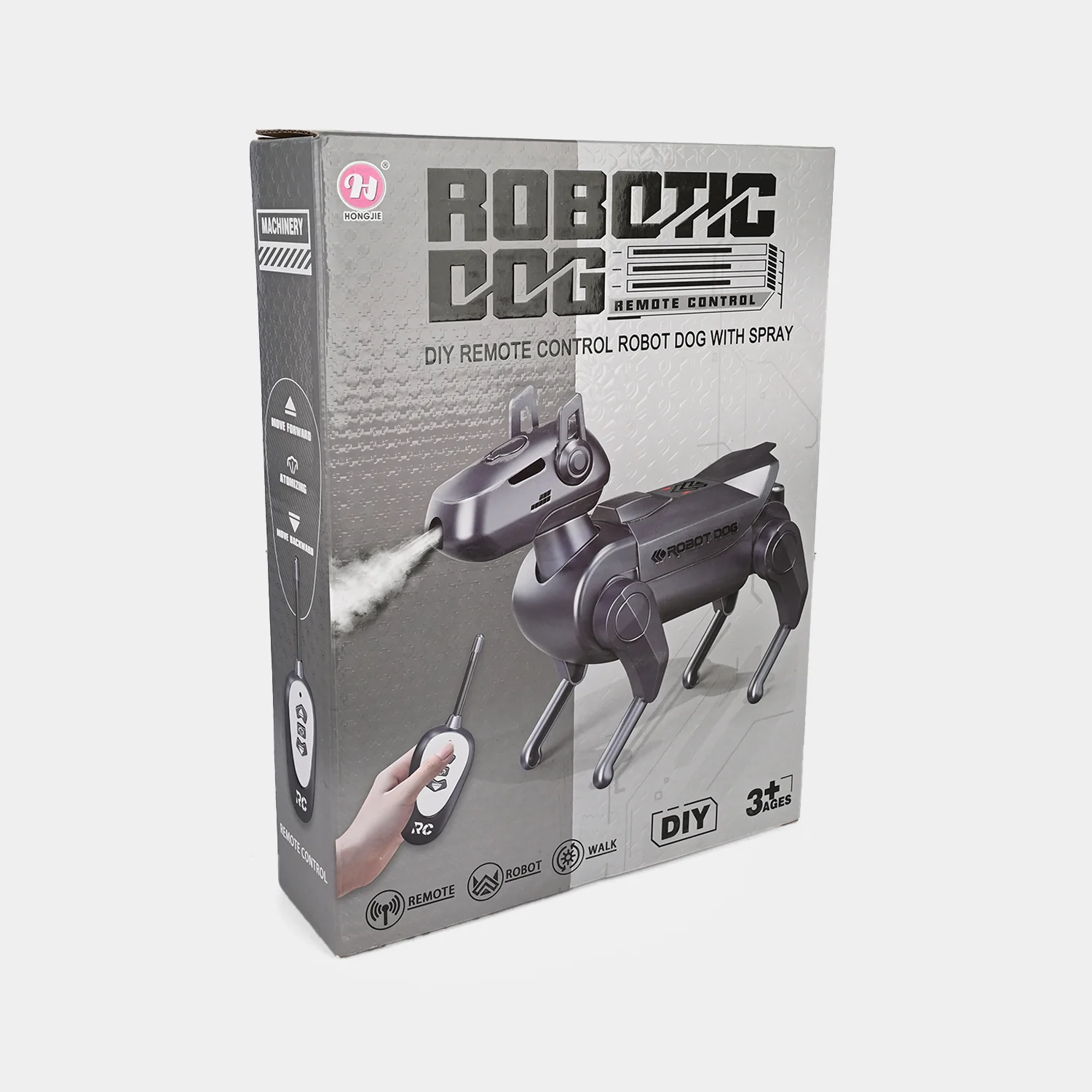 DIY RC Robotic Dog Toy with Spray Function