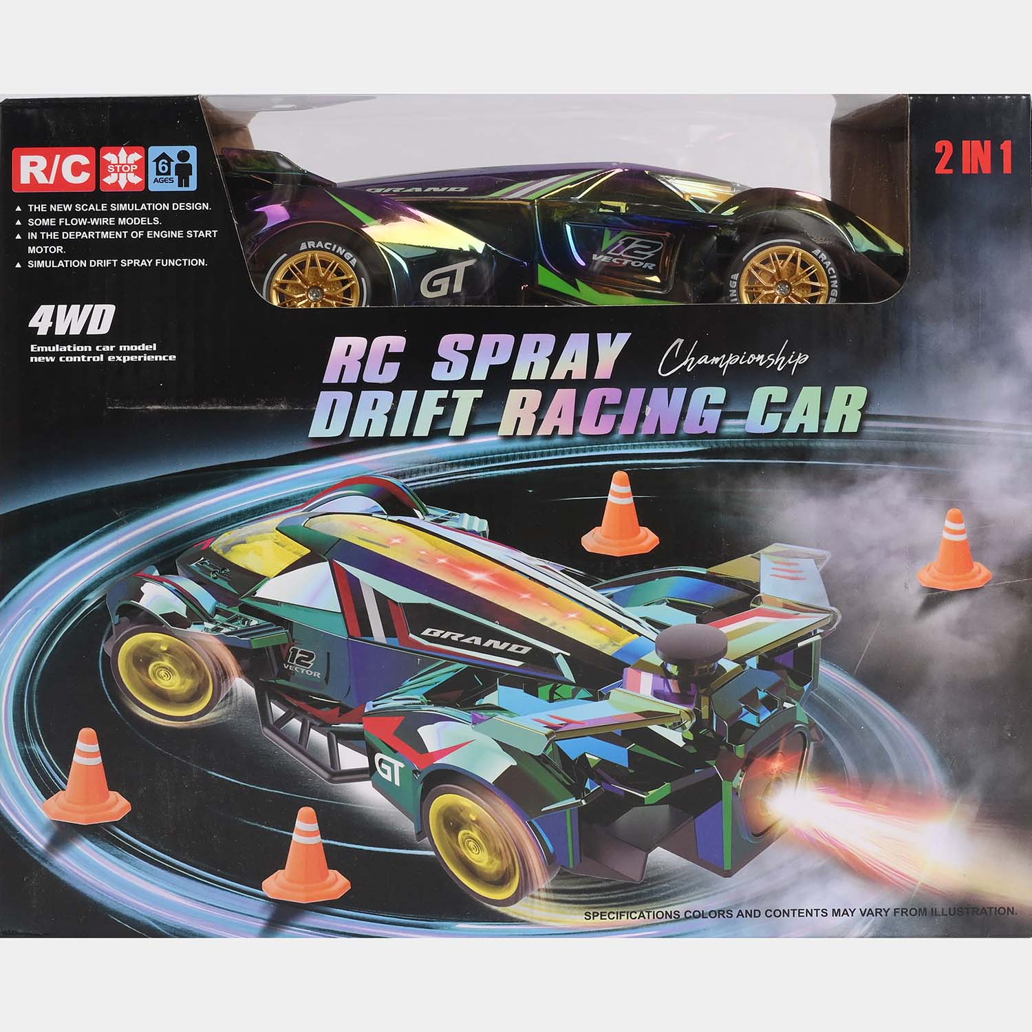 RC Spray Drift Racing Car - Image 10
