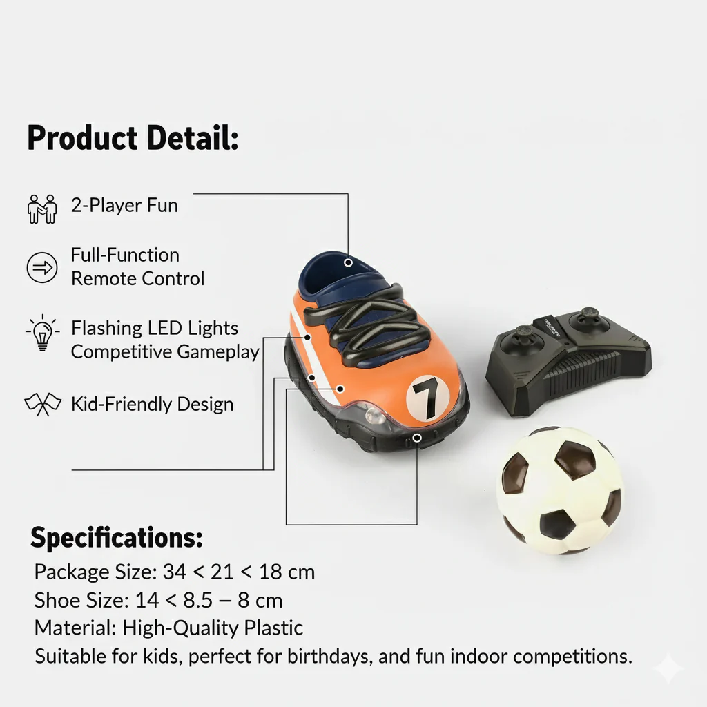 Remote Control Full-Function Football Car - Image 2