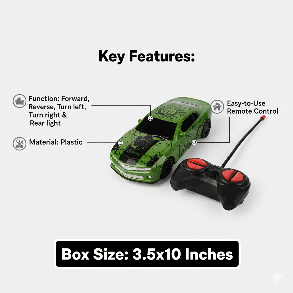 REMOTE CONTROL RACING CAR FOR KIDS - Image 2