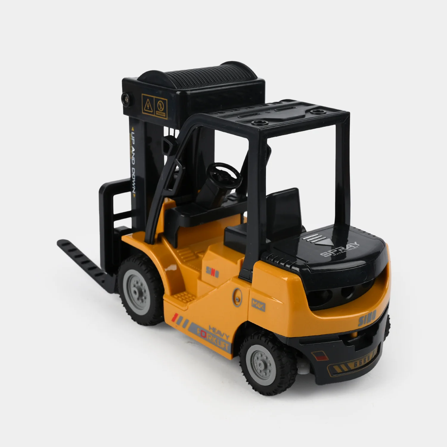 Remote Control Forklift Crane Toy with Light & Sound for Kids - Image 6