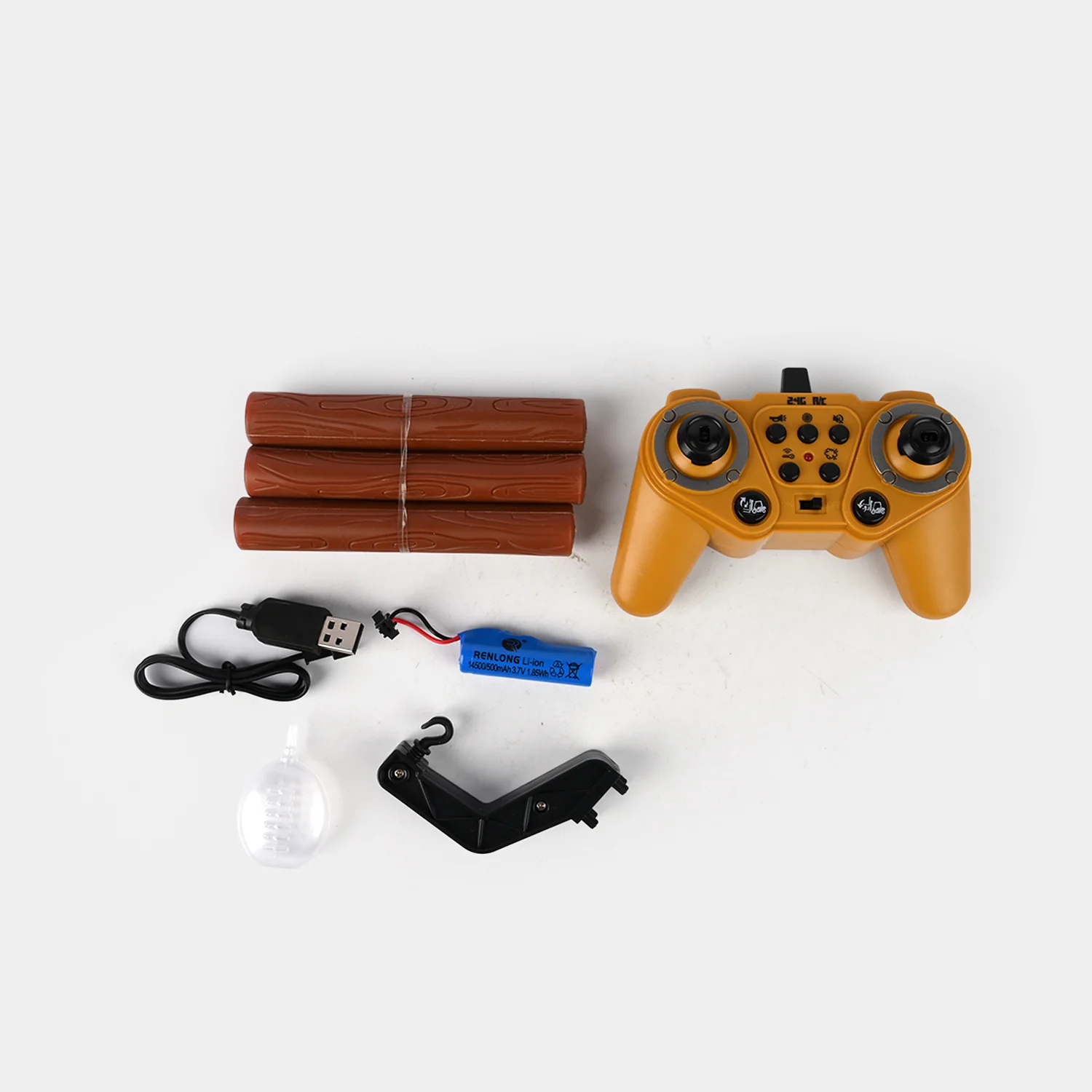 Remote Control Forklift Crane Toy with Light & Sound for Kids - Image 7